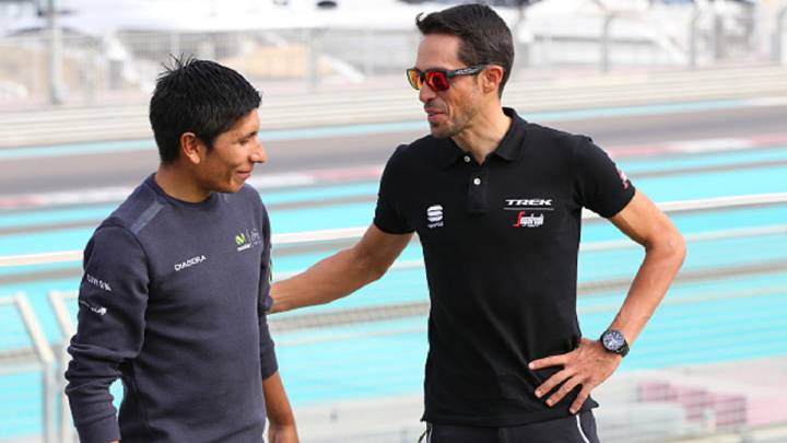Alberto Contador aseguró que a Nairo Quintana no le conviene salir del Movistar