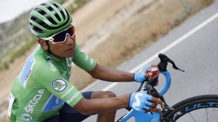Vuelta a España: Nairo Quintana mantuvo el segundo lugar de la general, Rigo sufrió una caída y Fernando Gaviria fue cuarto en la etapa en Puig