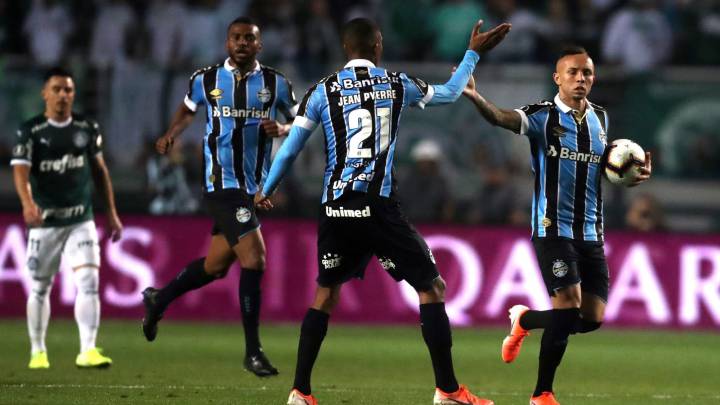 Miguel Borja estuvo en el banco en la eliminación de Palmeiras de Copa Libertadores.