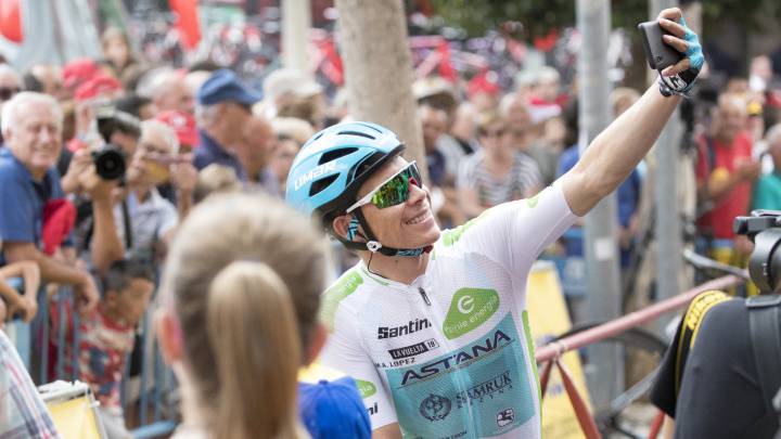Miguel Ángel López fue cuarto en la quinta etapa de la Vuelta a España y es el nuevo líder de la competencia luego de la fracción que terminó en Javalambre