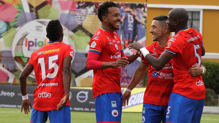Pasto goleó 4-0 al Pereira en la ida de los cuartos de final de la Copa Águila 2019.