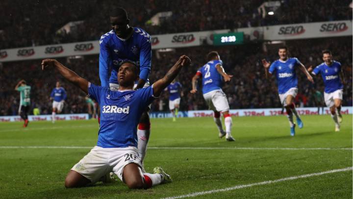 Alfredo Morelos anotó el gol de la clasificación de Rangers a fase de grupos de la Europa League.