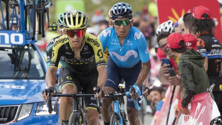 Nairo Quintana asegura que Alejandro Valverde es el líder del Movistar