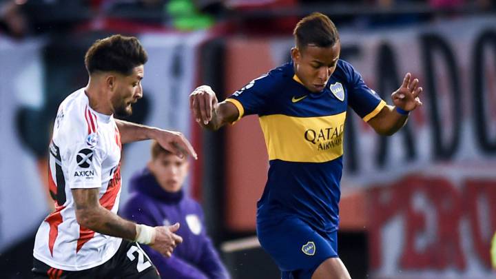 Sebastián Villa, atacante colombiano de Boca Juniors