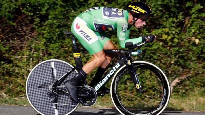 Primoz Roglic fue el mejor en la contrarreloj individual entre Juracon y Pau en la que Miguel Ángel López perdió dos minutos y Nairo Quintana, 3:06
