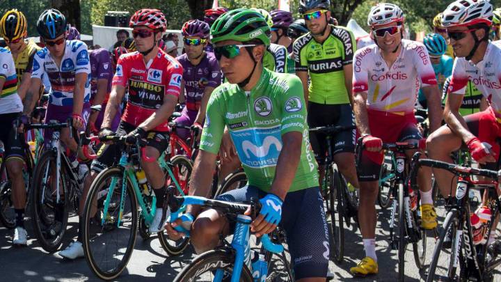 Nairo Quintana, ciclista colombiano del Movistar Team