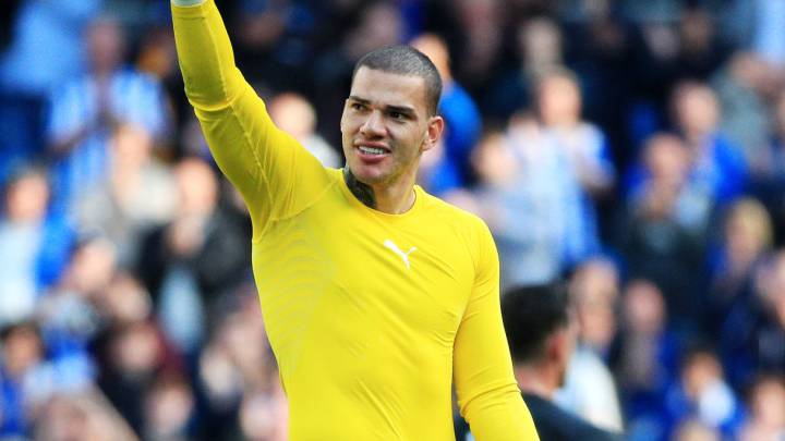 Ederson, arquero de Brasil previo al amistosos ante Colombia
