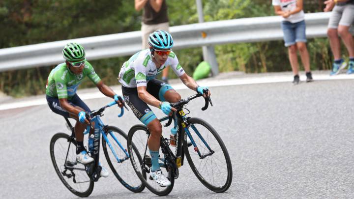Nairo Quintana y Miguel Ángel López esperan a la etapa trece de la Vuelta a España que será de alta montaña y terminará en Los Machucos fuera de categoría