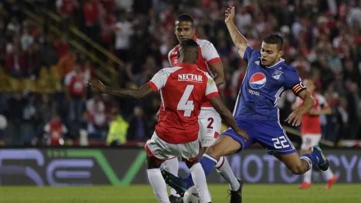 Cómo y dónde ver el partido entre Santa fe y Millonarios por la décima fecha de la Liga Águila