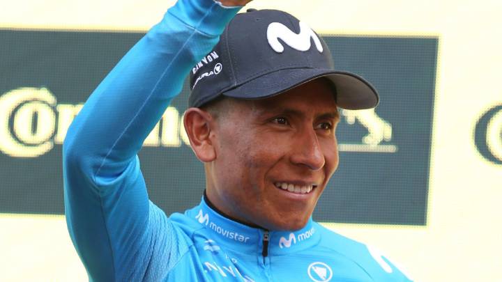Nairo Quintana fue 14 en la etapa 17 de la Vuelta a España que ganó el belga Philippe Gilbert y en la que el colombiano se metió en la fuga.
