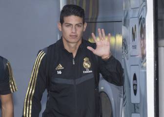Real Madrid recupera a James para un calendario apretado