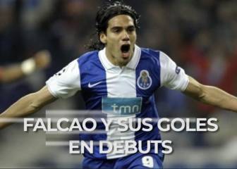 Falcao puede debutar y se vale recordar sus goles en estrenos