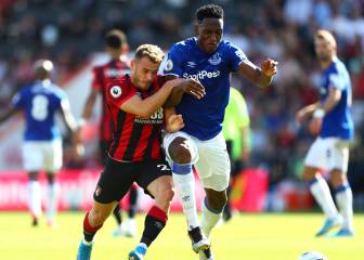 Mina, sin brillo en la derrota del Everton ante Bournemouth