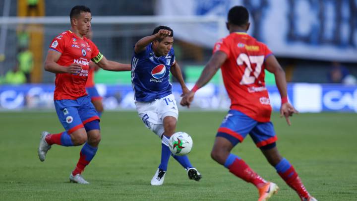 Millonarios y Deportivo pasto se enfrentan en El Campín por la fecha 11 de la Liga Águila II-2019.