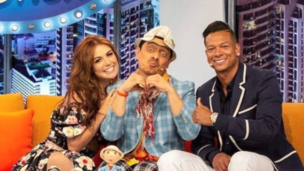 Sara Uribe y Fredy Guarín en The Susos Show