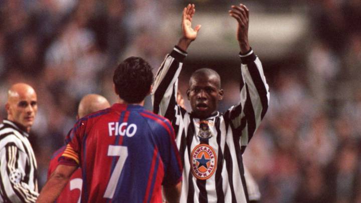 Faustino Asprilla le marcó tres goles al Barcelona en 1997