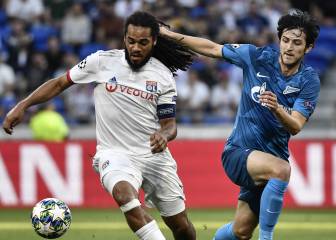 Lyon y Zenit empatan en debut de Barrios en Champions