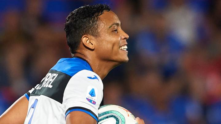 Luis Fernando Muriel , delantero colombiano del Atalanta