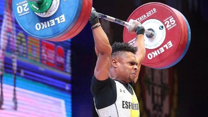Francisco Mosquera, subcampeón mundial de envión