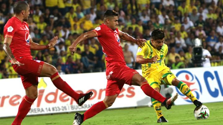 Partido de América ante Bucaramanga por la Liga Águila