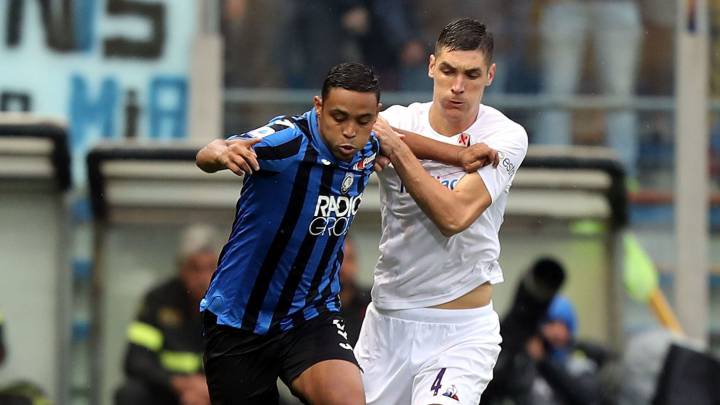 Atalanta se enfrenta a la Fiorentina en la cuarta fecha de la Serie A. Duván Zapata y Luis Muriel son titulares