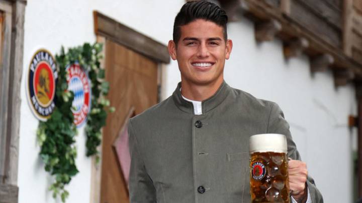 James Rodríguez fue recordado por el Bayern Múnich en la previa del Oktoberfest