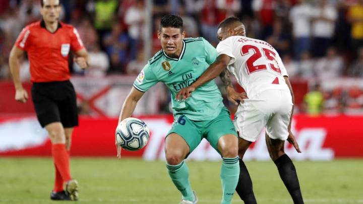 James Rodríguez, destacado por Jorge Valdano tras el triunfo de Real Madrid sobre Sevilla.