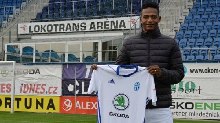 Anderson Arroyo, jugador del FK Mladá Boleslav