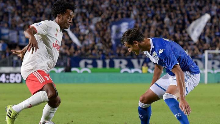 Sarri elogió a Cuadrado después del partido contra el Brescia