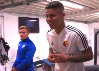 'Cucho' Hernández trabaja en su recuperación con el Watford