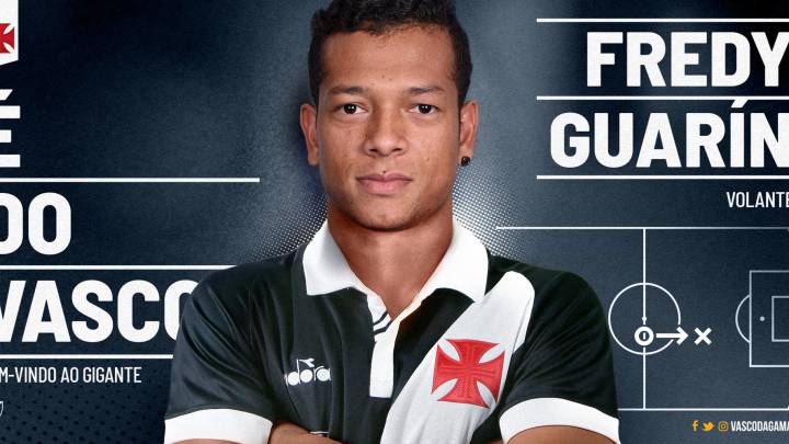 Fredy Guarín es presentado por Vasco Da Gama, equipo brasileño