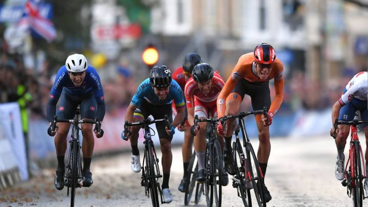 Mundial de Ciclismo Sub 23, sprint final con Higuita