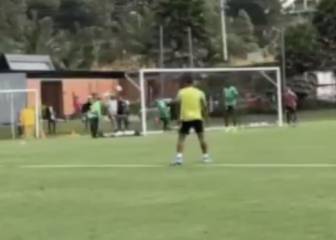 Vladimir avisa al Tolima con golazo de chilena en entreno