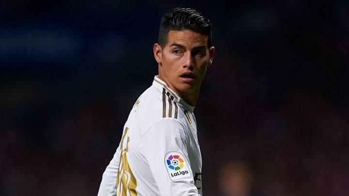 James Rodríguez, jugador del Real Madrid