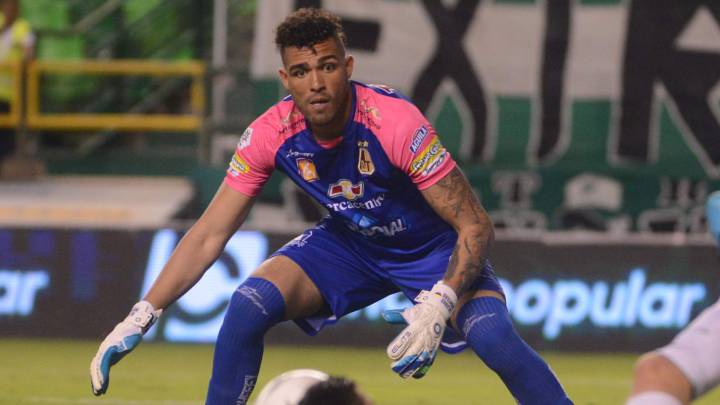Álvaro Montero en partido ante Cali