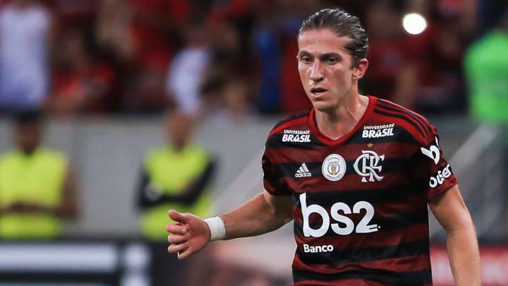 Filipe Luis habla de su amistad con Santos Borré