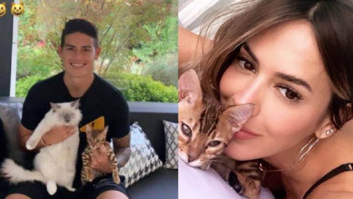 James Rodríguez y Shannon de Lima llevan más de una año