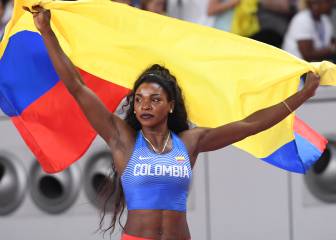 Caterine Ibargüen, medalla de bronce en salto triple
