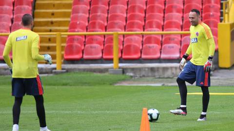 David Ospina llegó a la concentración de la Selección Colombia de Carlos Queiroz para los partidos amistosos de octubre ante Chile y Argelia
