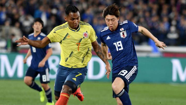 Alfredo Morelos, el que llega a la Selección Colombia con más minutos a la fecha FIFA.