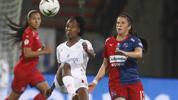 Medellín y América de Cali en la final de la Liga Águila Femenina.