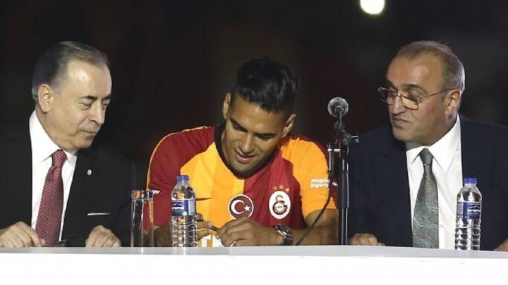 Falcao con Terim y Cengiz