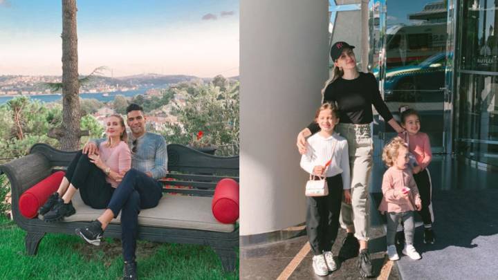 Falcao y su familia presentan a su nuevo miembro. Lorelei Tarón, esposa del delantero colombiano, publicó un video en el que aparece Alan, el perro