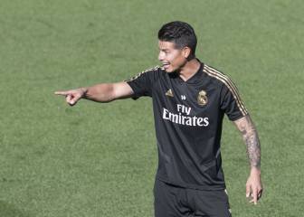 James se recupera de un golpe y estará disponible vs Mallorca