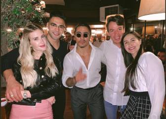 Cena de cracks: Rigo y Falcao juntos en Turquía con 'Salt Bae'