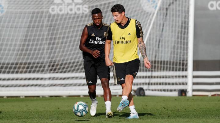James Rodríguez, volante del Real Madrid