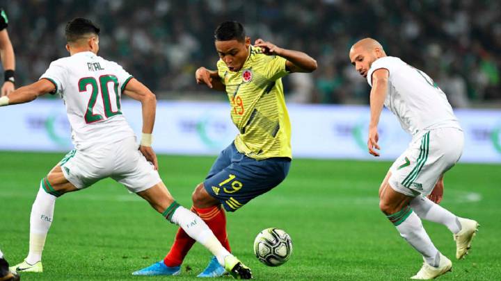 Luis Fernando Muriel habló al finalizar el partido con Argelia