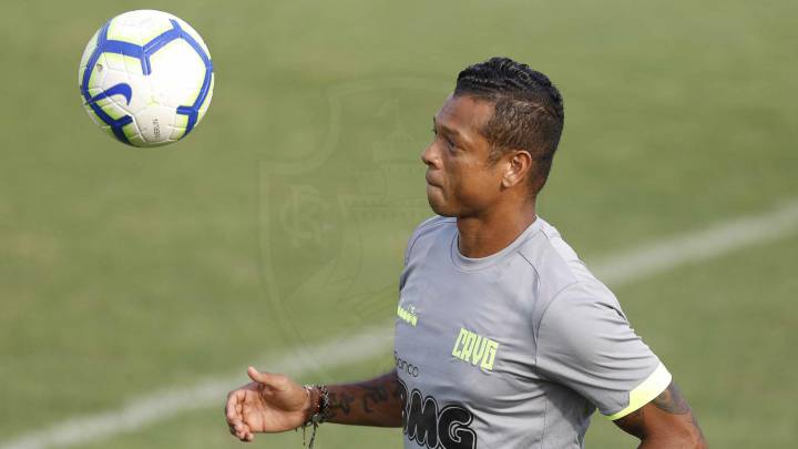 Fredy Guarín durante un entrenamiento del Vasco Da Gama
