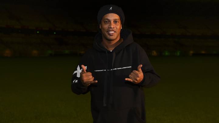 Ronaldinho en el estadio Mineirao