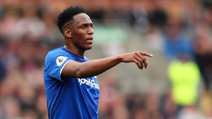 Yerry Mina, defensa central del Everton.